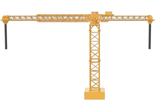 Belt type concrete pouring machine