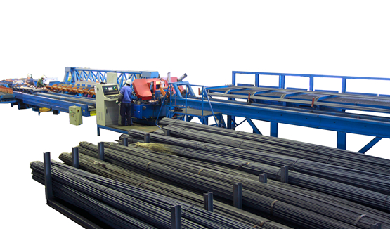 Automatic Rebar Sawing Line