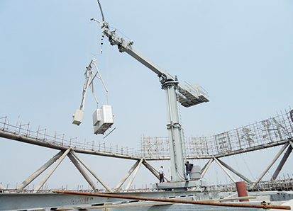 1. telescopic jib+telescopic column+extended cradle-1