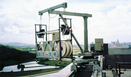 Motorized Trolley with powered Cradle