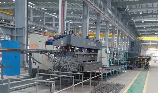 Automatic Lattice Girder Welding Line