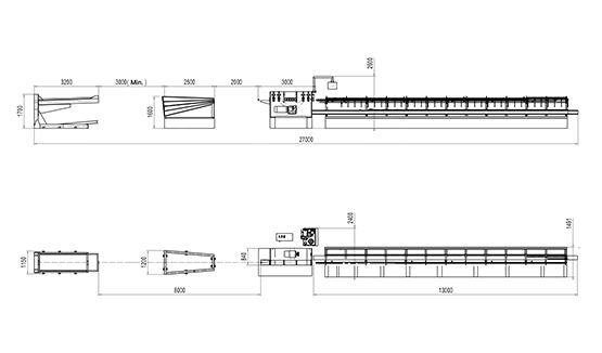 Automatic Rebar Floor Bar Bending Line