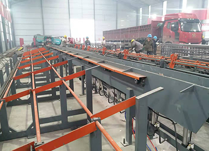 Automatic Rebar Threading Line