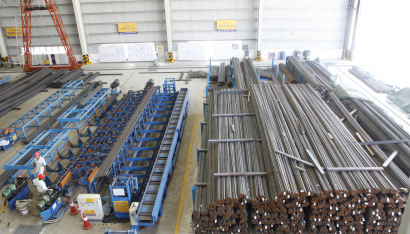 Rebar automatic processing center