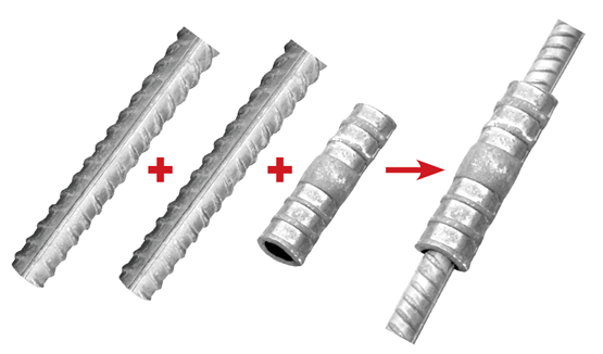 Cold Forged Sleeve Splicing for Ribbed Rebar