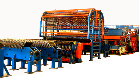 Automatic Steel Mesh Welding Line, Straight Bar + Coil Wire