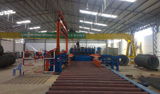 Automatic Steel Mesh Welding Line, Straight Bar + Straight Bar