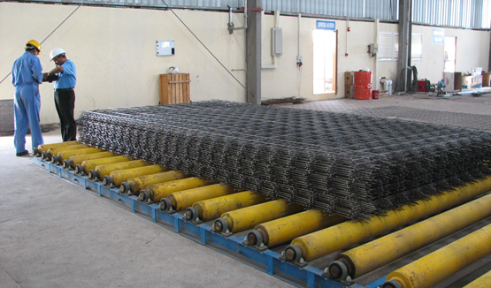 Automatic Steel Mesh Welding Line, Straight Bar + Straight Bar