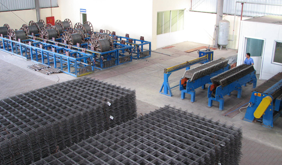 Automatic Steel Mesh Welding Line, Straight Bar + Coil Wire