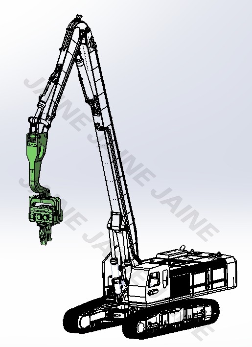 掘削機用油圧振動杭打ち機-当社の新製品