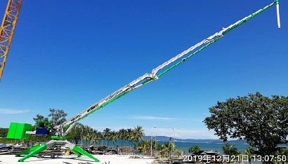 HGY21 Spider concrete placing boom
