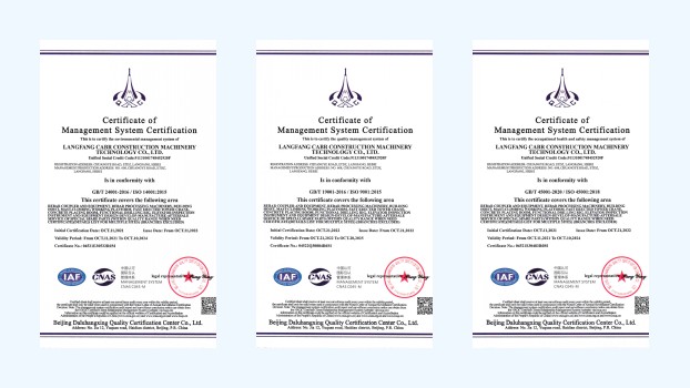 We have completed the annual audit of ISO9001,ISO14001,ISO45001 certification in 2022