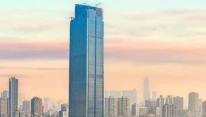 BMU in Wuhan Hang Lung Plaza