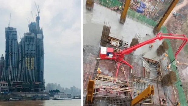 6 projects that JAINE brand concrete placing boom participated in were included in the list of “2022 China’s Top 100 Buildings in the New Era”