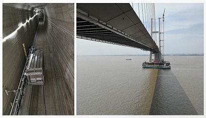 Rack and pinion industrial hoists