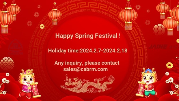We will be on vacation from February 7th to February 18th to celebrate the Spring Festival.