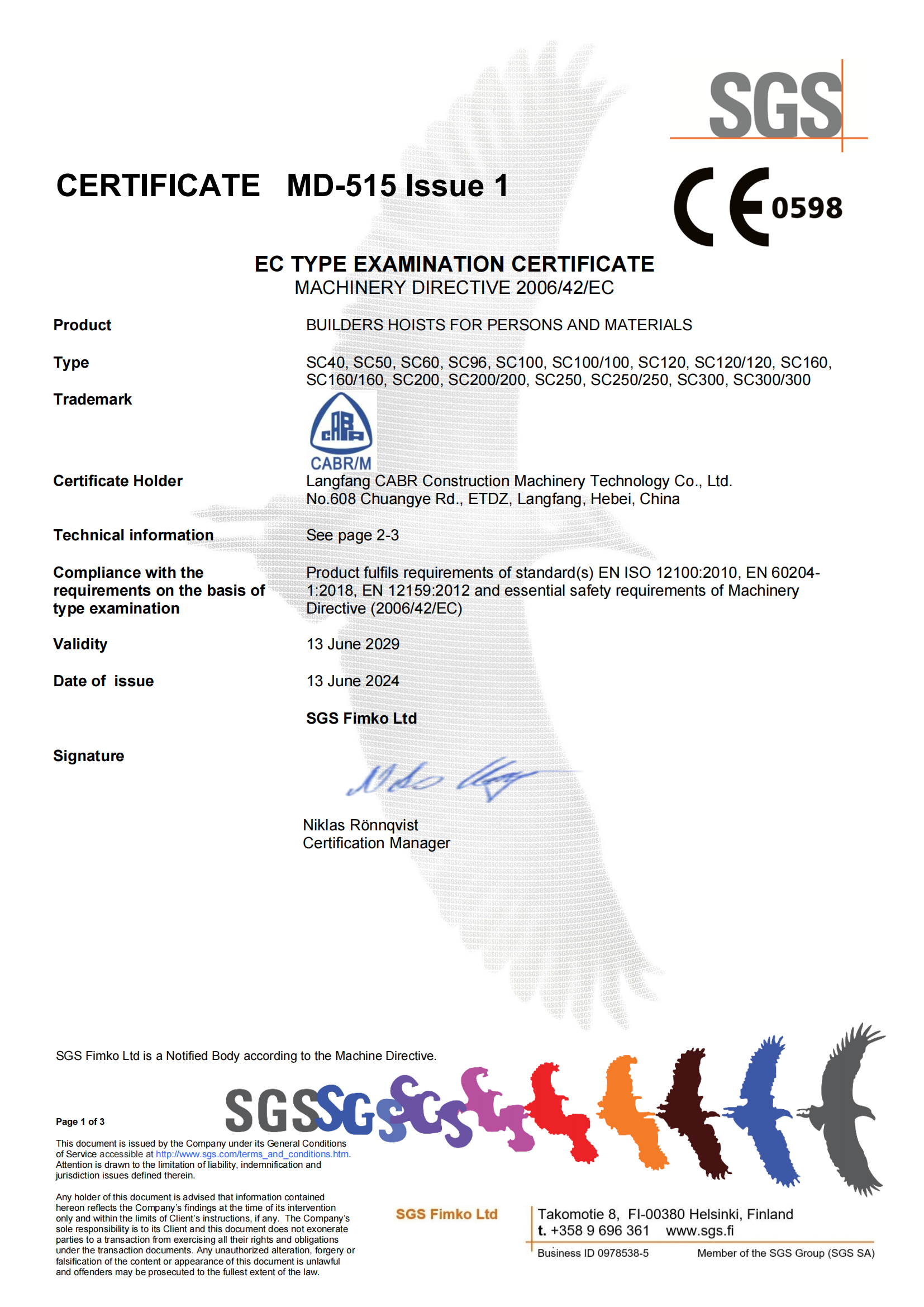 DSS_MD-515 Issue 1_00